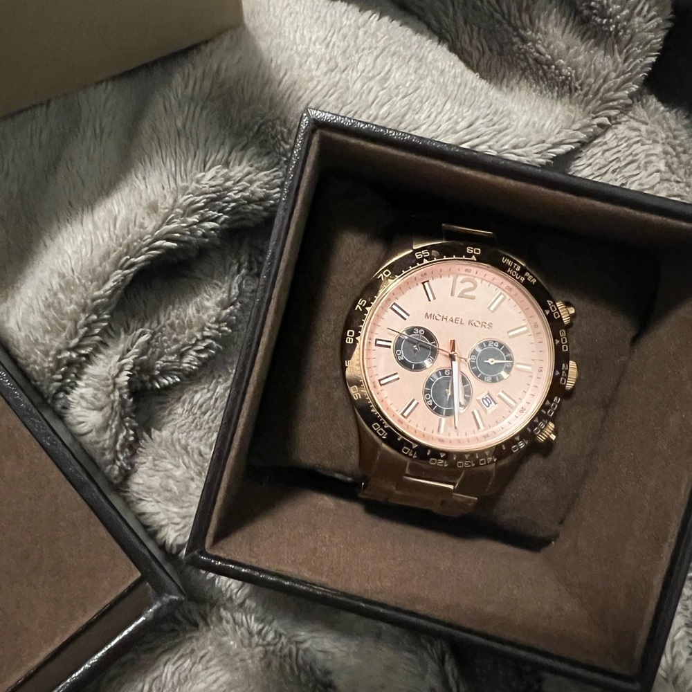 Rose Gold Michael Kors watch